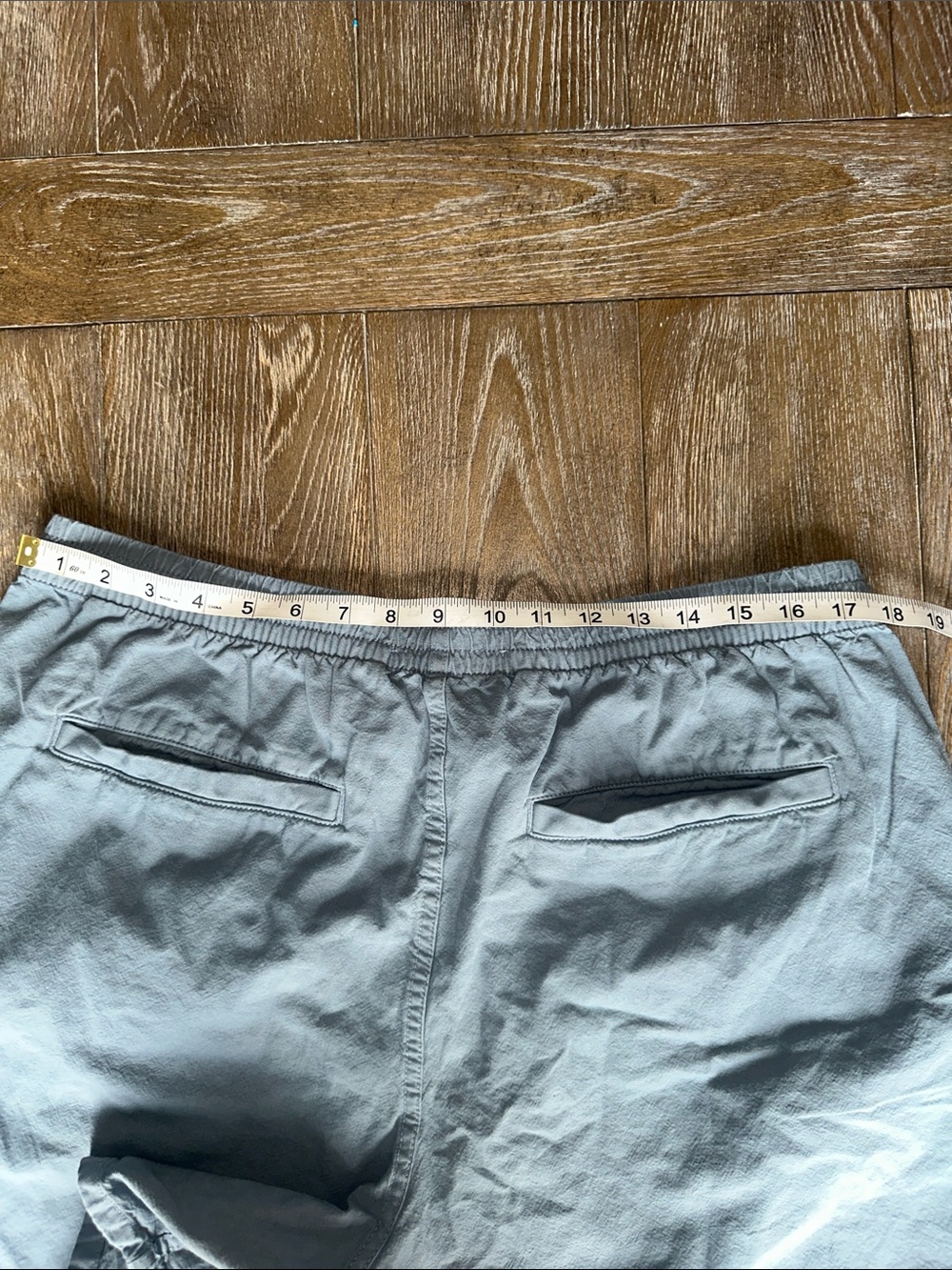 Madewell Men’s Pull-On Shorts XL Blue Gray Drawstring Casual Summer Shorts - Picture 9 of 10
